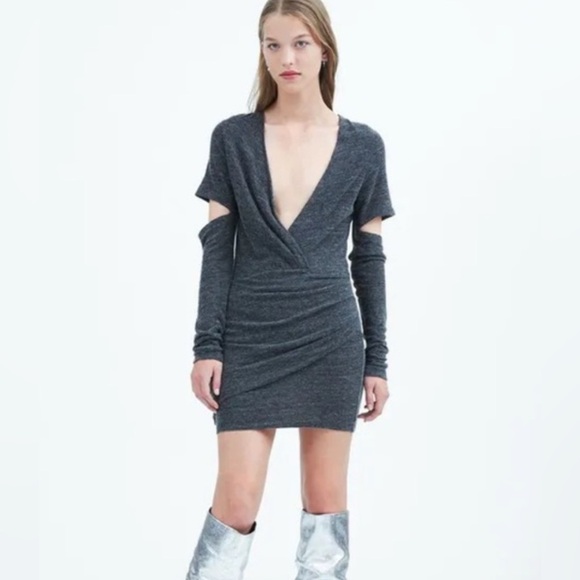 IRO Charcoal Knit Dress